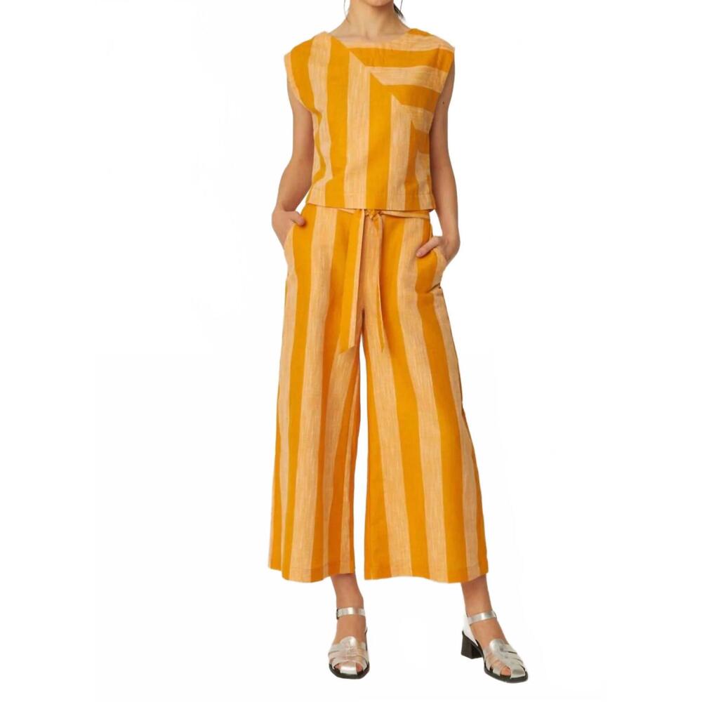 NEW SKFK dona stripe pants in yellow